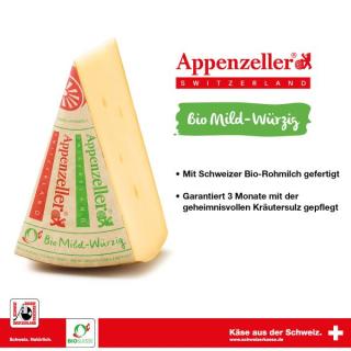 Appenzeller 3 Monate (Rohmilch) 48 % Fett i. Tr.