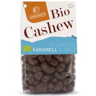 Cashewkerne in Vollmilchschokolade mit Salz-Karamell