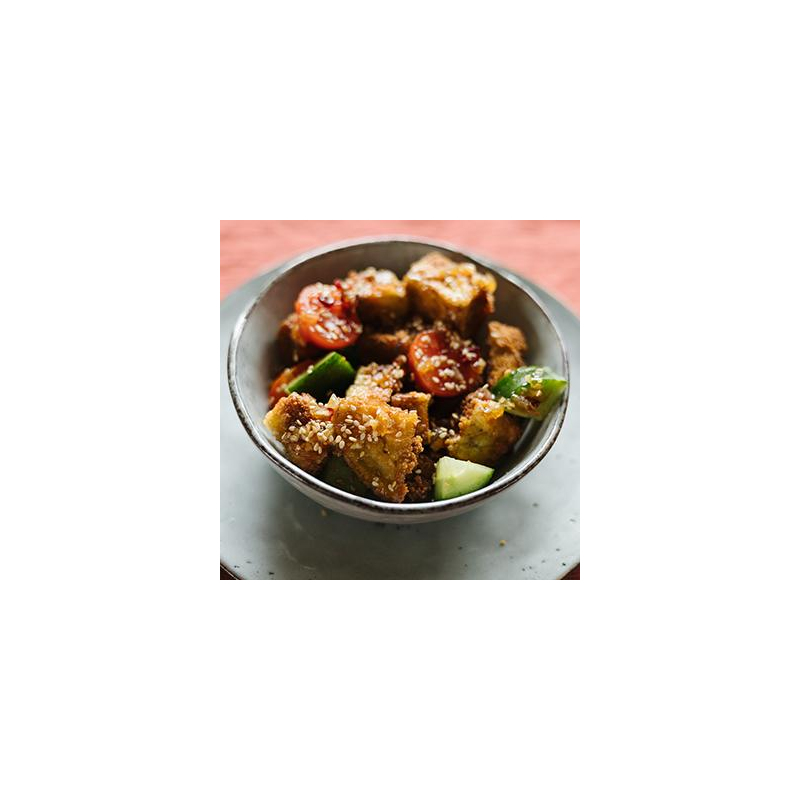 Asiatischer Auberginensalat