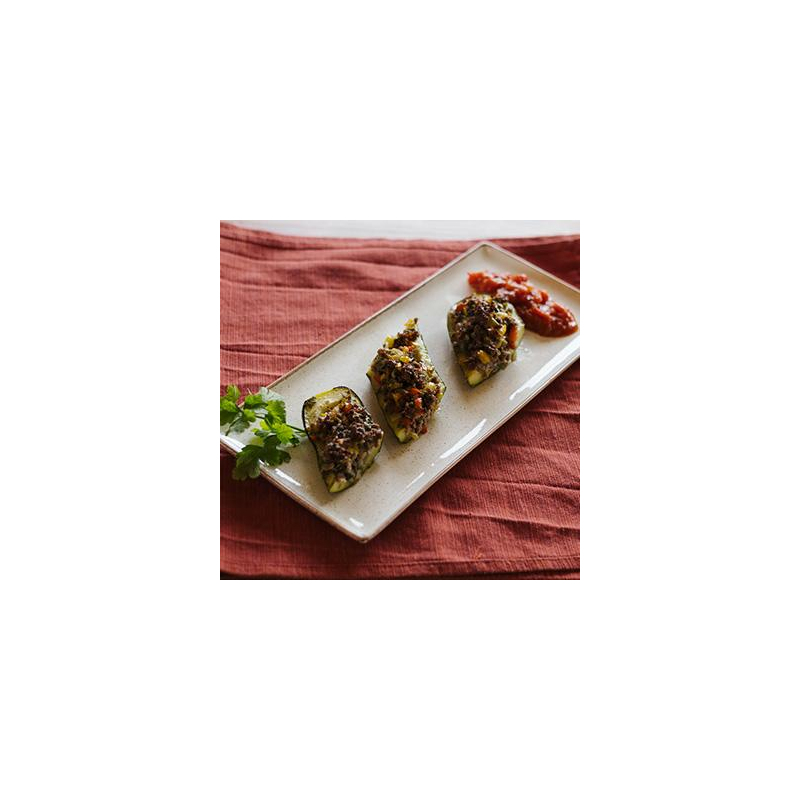 Zucchini-Schiffchen