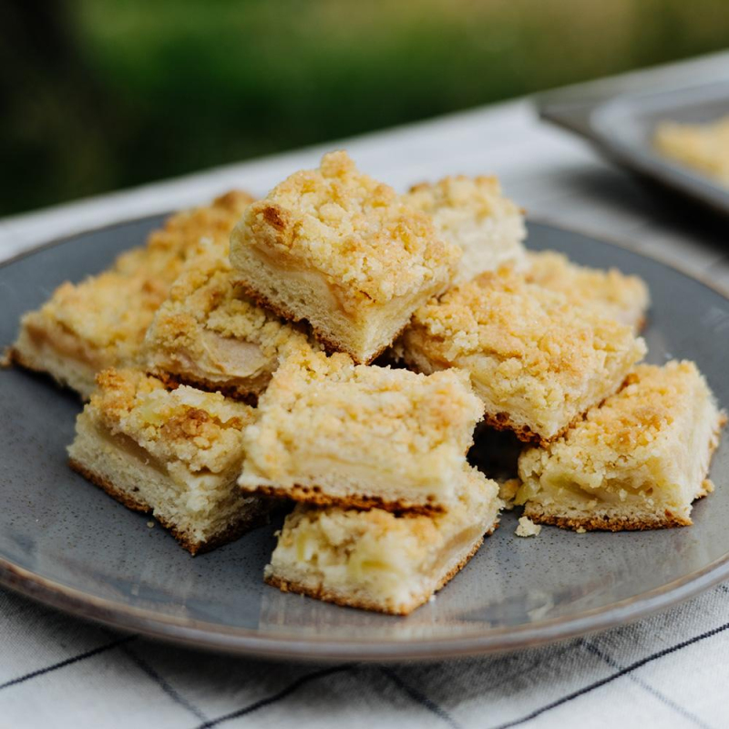 Apfelkuchen mit Streuseln