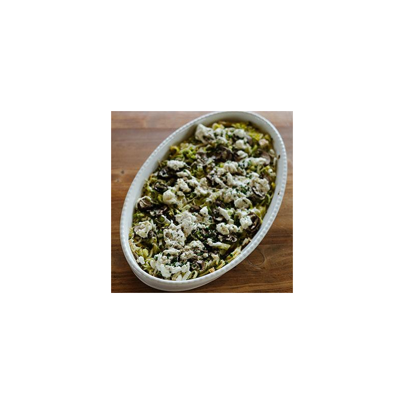 Makkaroni-Auflauf mit Sweet Dumpling Sauce
