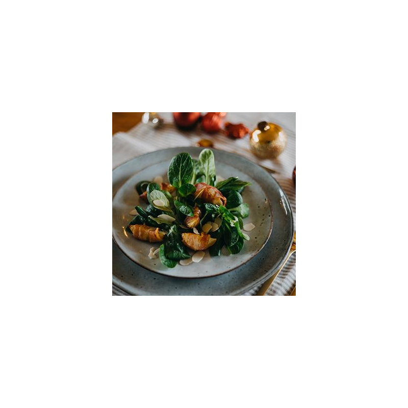 Kartoffel-Feldsalat mit Mandeln