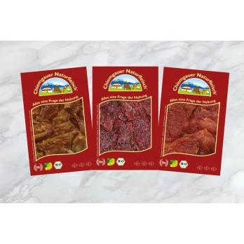 Raclette Fleisch marniert Rind, Hähn., Schwein (ca. 750 g)