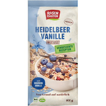 Heidelbeer Vanille Müsli