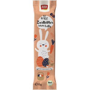 Zartbitter Lolly Hase
