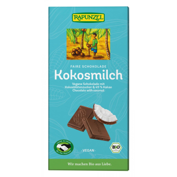 Kokosmilch Schokolade HIH, vegan