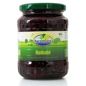 Rotkohl im Glas