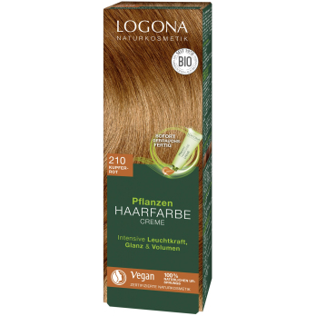 Pflanzen Haarfarbe Creme 210 Kupferrot