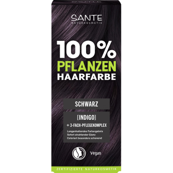 Pflanzen Haarfarbe Pulver 05 Schwarz