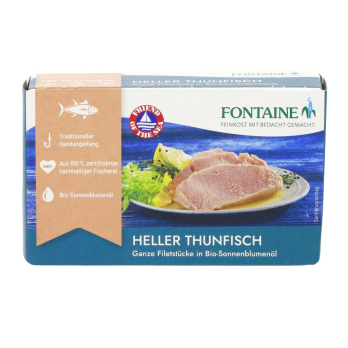 Heller Thunfisch in Sonnenblumenöl