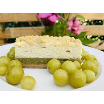 Käsekuchen Stachelbeere (4 Stück)