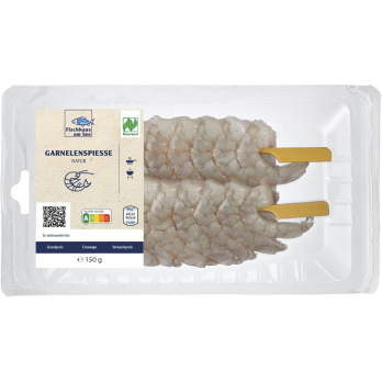 Garnelenspieß natur
