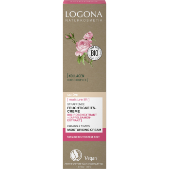 Straffende Feuchtigkeitscreme Rosen & Apfelsamen, getönt