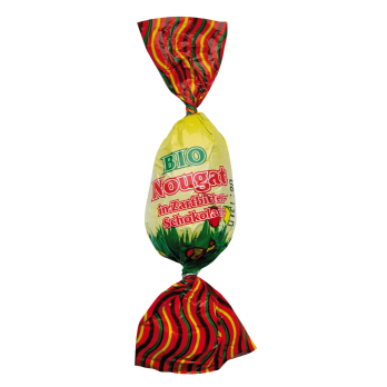 Zartbitter Ostereier mit Nougat