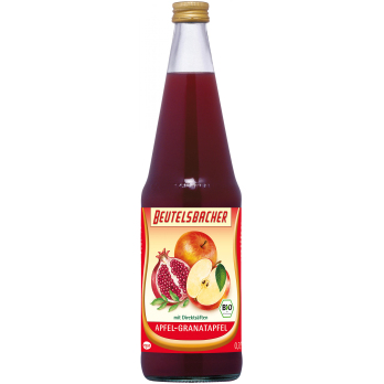 Apfel-Granatapfel Saft