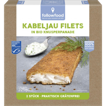 TK Kabeljau Filets paniert