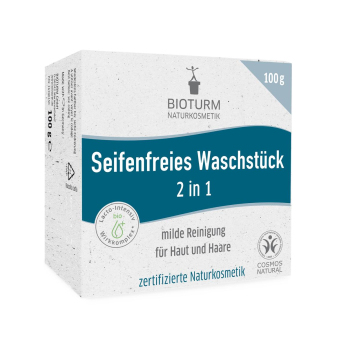 Seifenfreies Waschstück 2 in 1