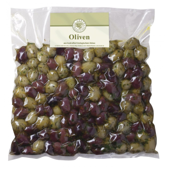 Oliven Mix mit Stein (Großgebinde)