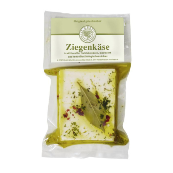 Ziegenkäse, mariniert