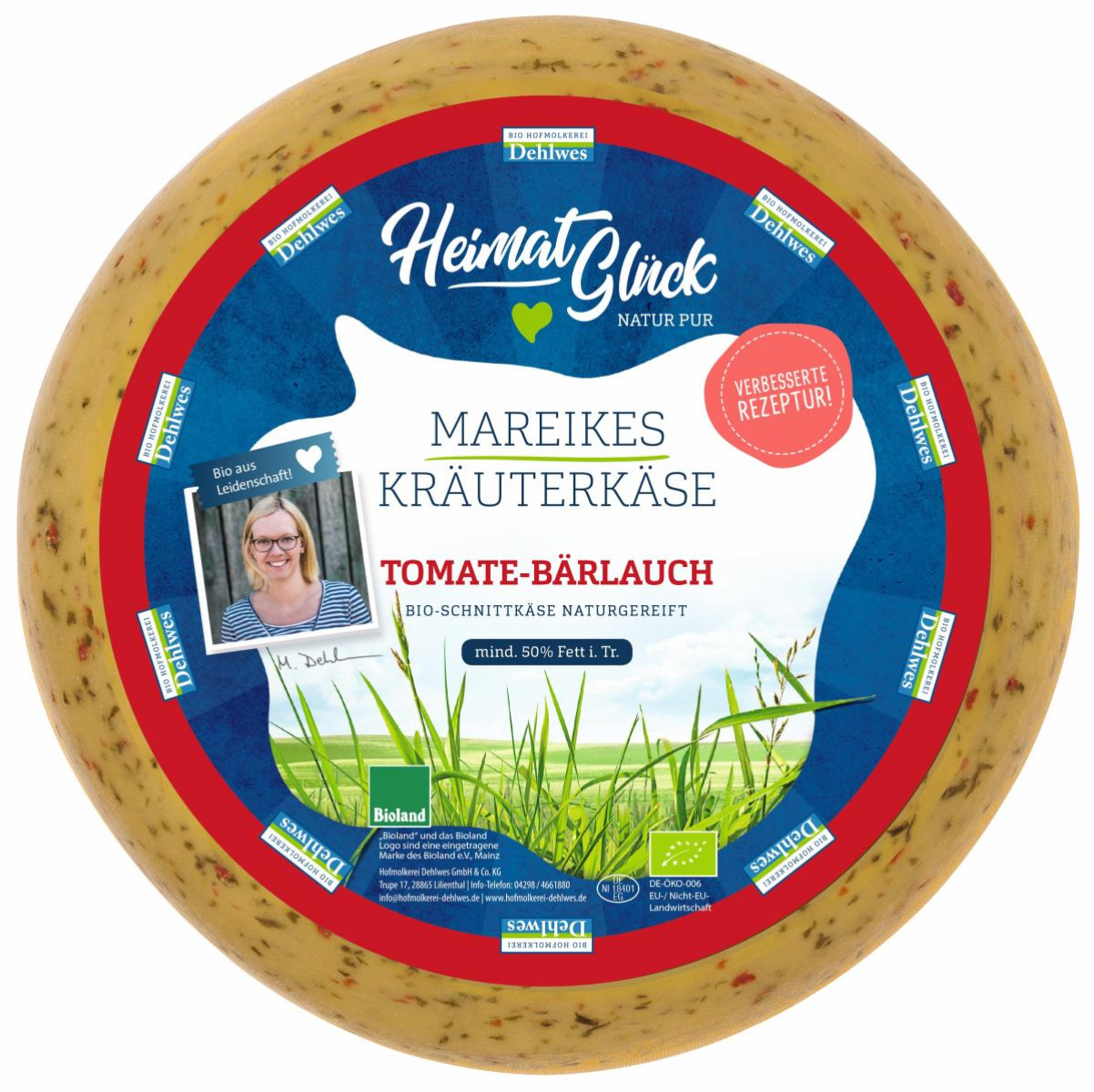 Mareikes Tomate-Bärlauchkäse 50% Fett