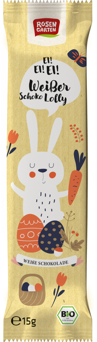 Weißer Lolly Hase