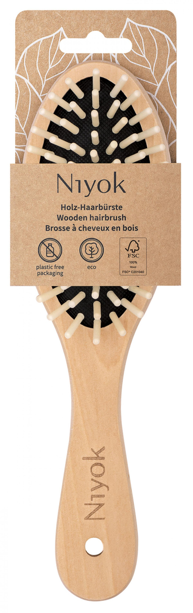 Holz-Haarbürste groß