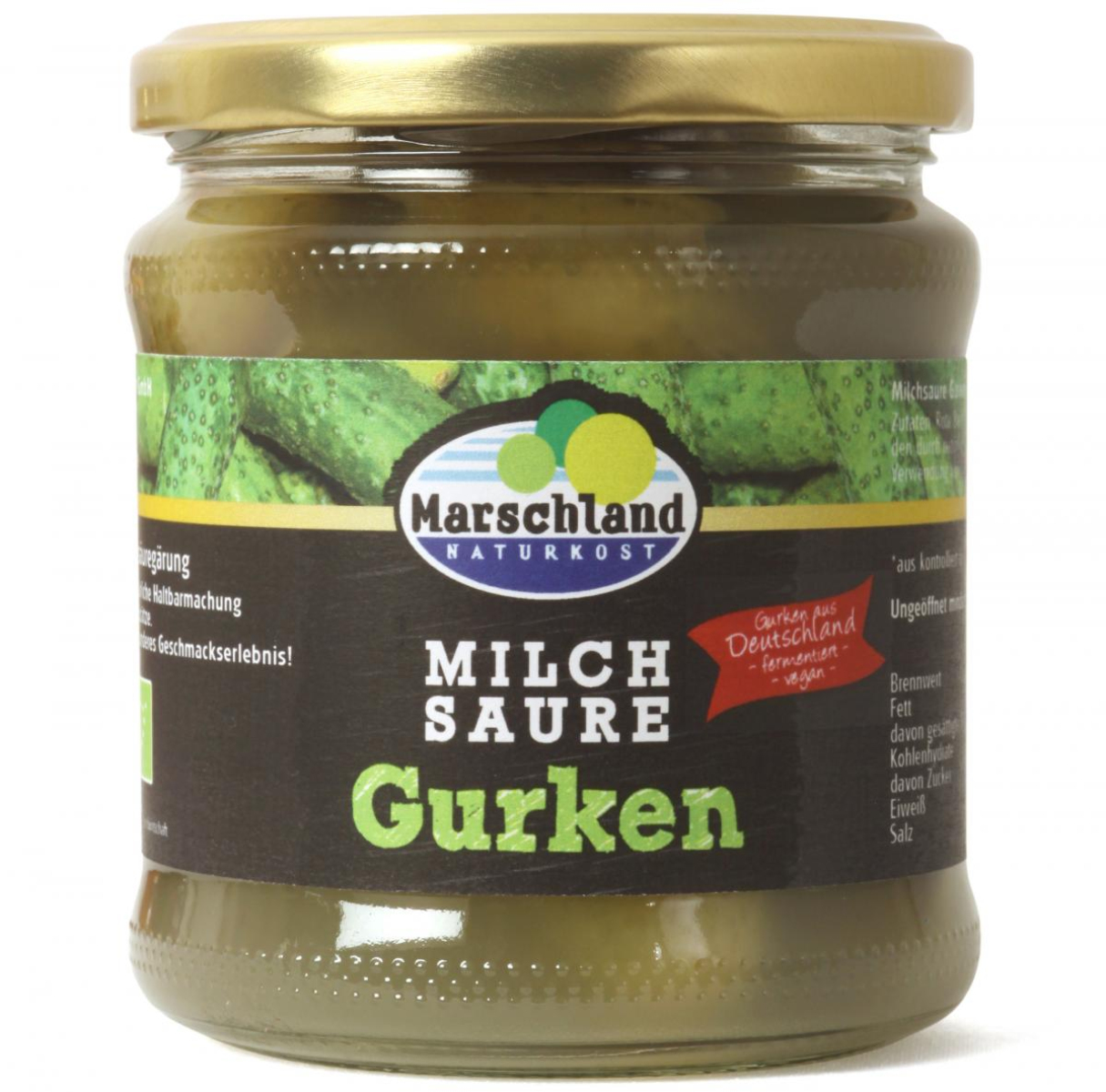 Salzgurken fermentiert