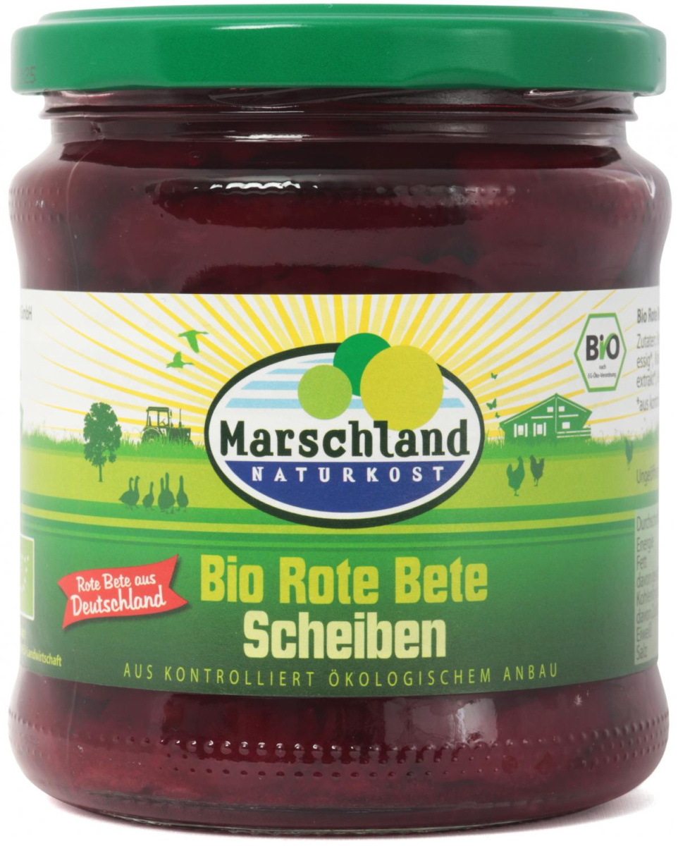 Rote Bete, Scheiben