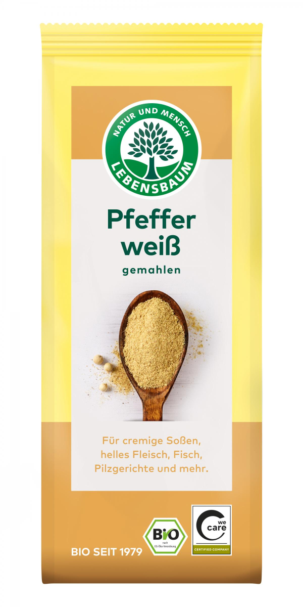 Pfeffer weiß gemahlen