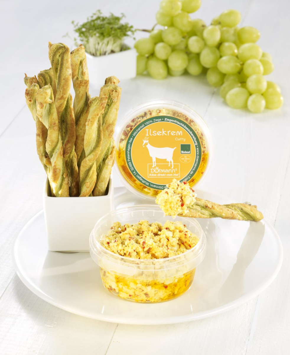 Ilsekrem Ziegenfrischkäse Curry