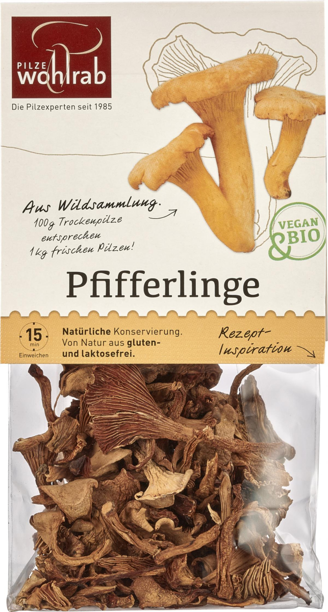 Pfifferlinge getrocknet