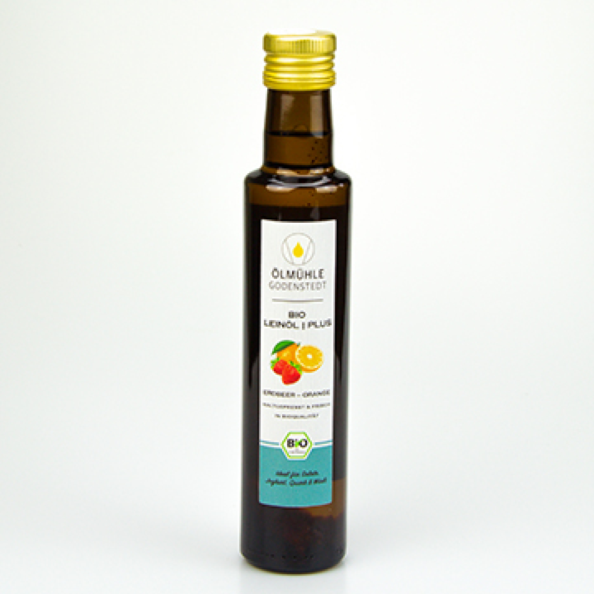 Leinöl Plus Erdbeere-Orange 100 ml