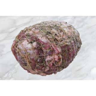 Lamm-Rosmarin-Braten gerollt