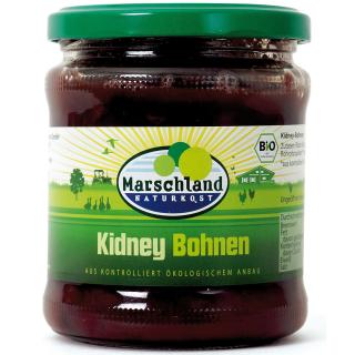 Kidneybohnen im Glas