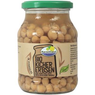 Kichererbsen, zubereitet im Pfandglas