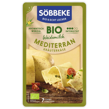 Mediterran Kräuterkäse Scheiben