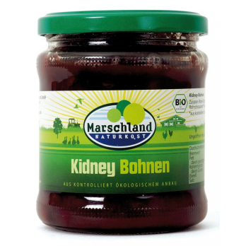 Kidneybohnen im Glas