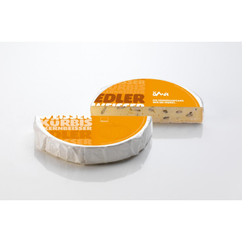 Edler Weißer Brie Kürbis-Kernbeißer 50% Fett i. Tr.