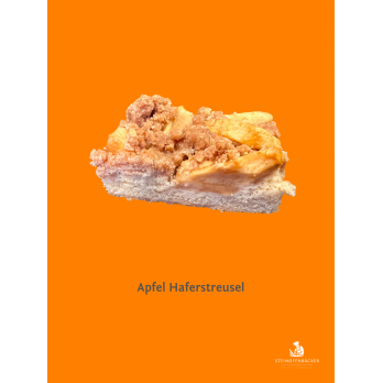 Apfel Haferstreusel (4 Stück)