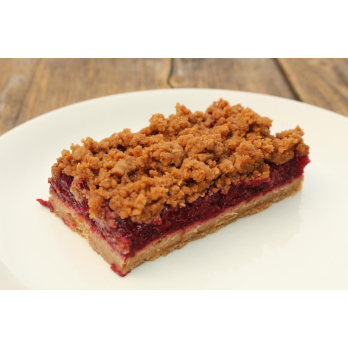 Kirsch-Nougat Streusel vegan (4 Stück)