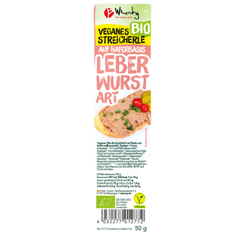 Veganes Streicherle Leberwurst Art
