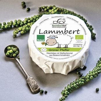 Lammbert Schaf-Weichkäse grüner Pfeffer