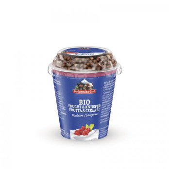 Joghurt Frucht Knusper Himbeer Schoko