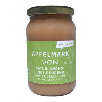 Apfelmark, ungesüßt, kleines Glas