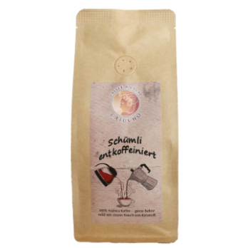 Schümli, entkoffeiniert, ganze  Bohne
