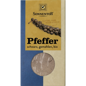 Pfeffer schwarz, gemahlen