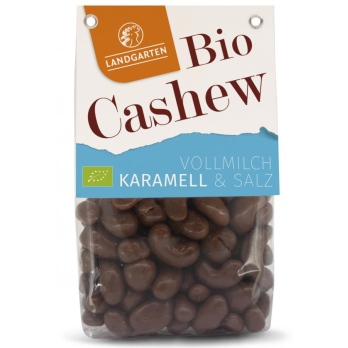 Cashewkerne in Vollmilchschokolade mit Salz-Karamell